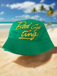 Bad Gyal Tings Bucket Hat (Green)