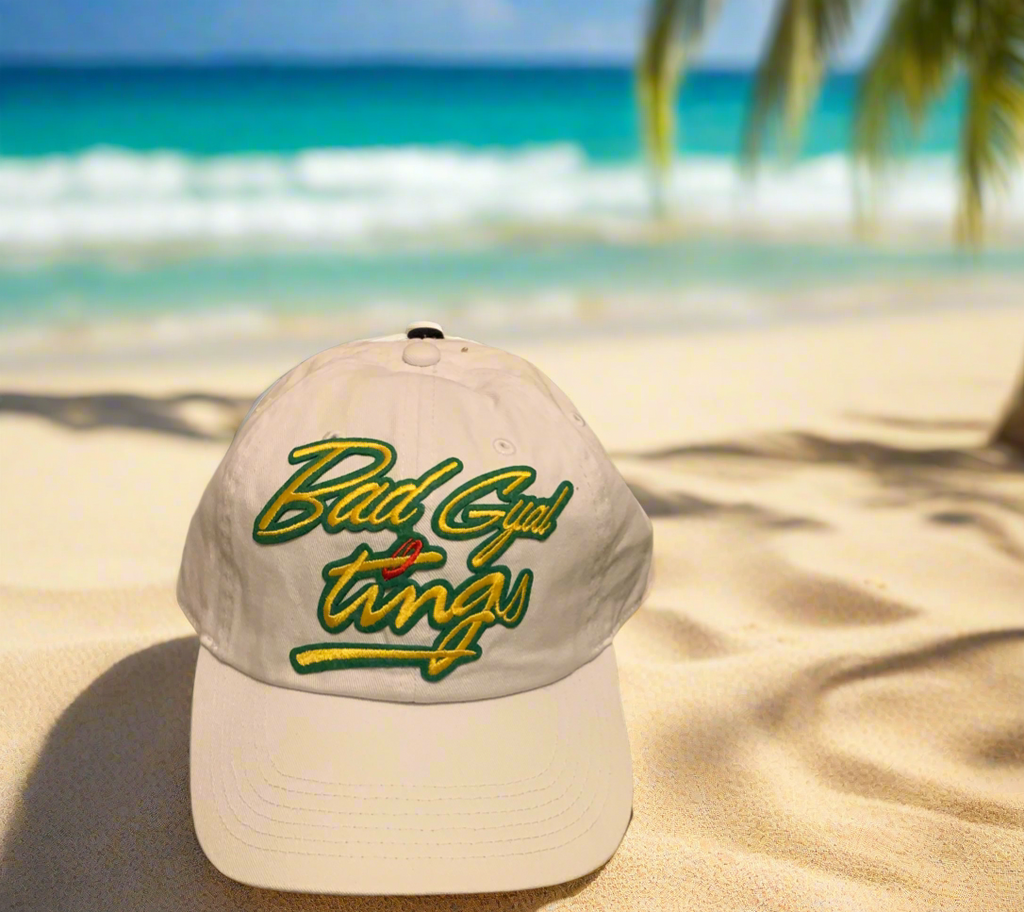 Bad Gyal Tings Mooma Hat (white)