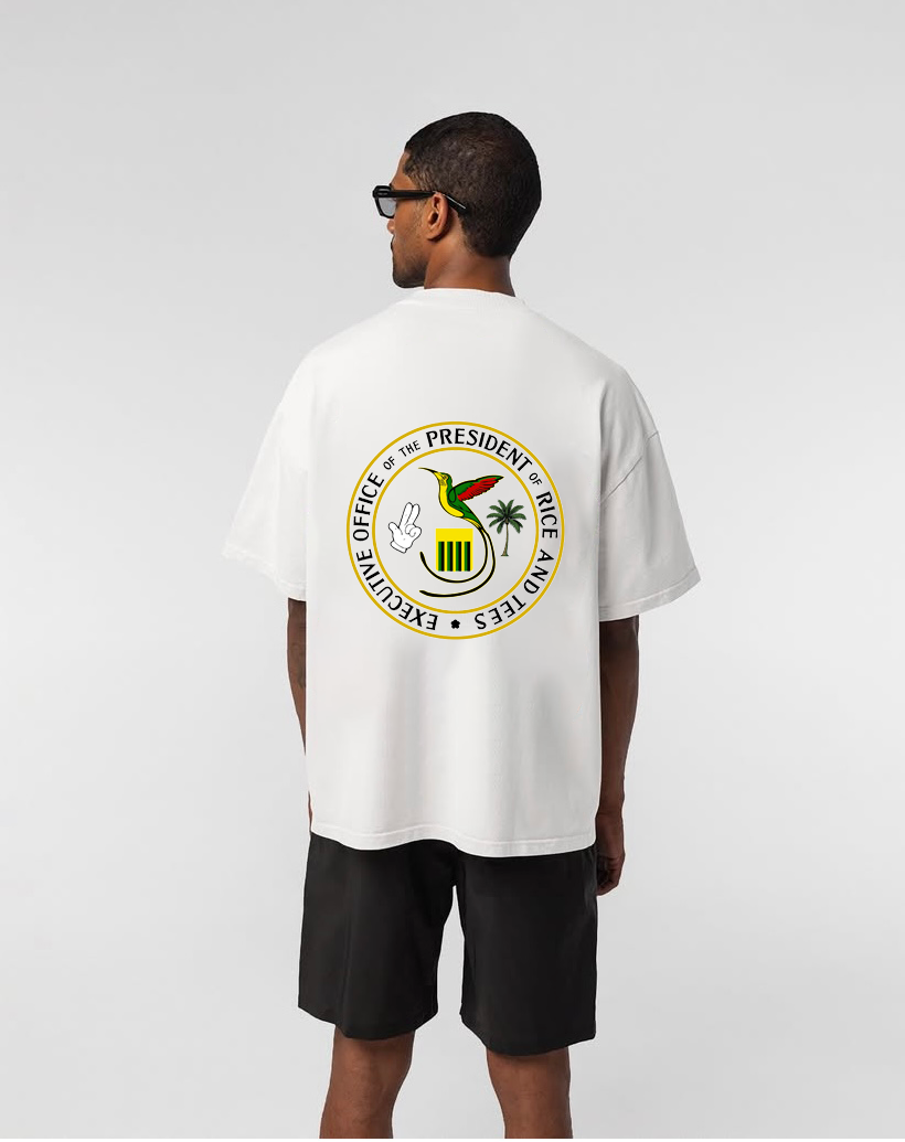 The President oversized heavyweight unisex t-shirt