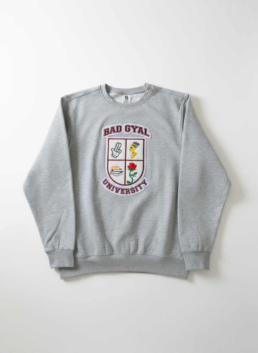 Bad Gyal University Crewneck Sweater