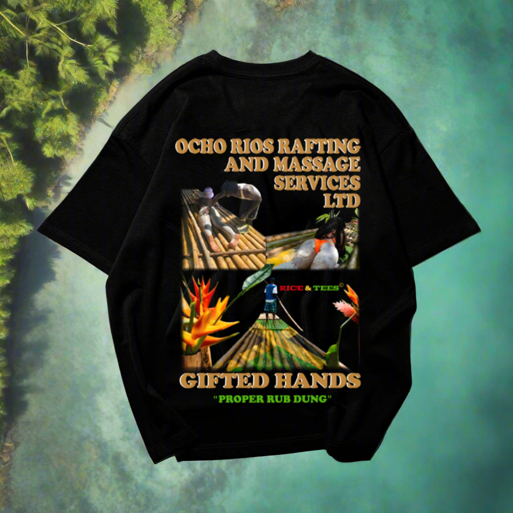 Ocho Rios Rafting and Massage LTD unisex oversized heavyweight t-shirt