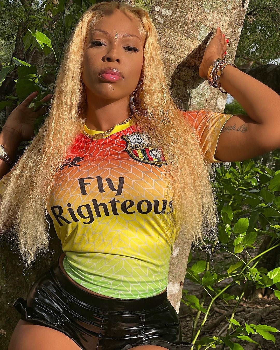 Ladies Lion of Judah Fly Righteous Soccer Jersey
