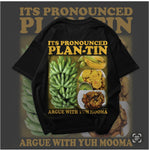 Pronounce Plantain unisex oversized heavyweight t-shirt