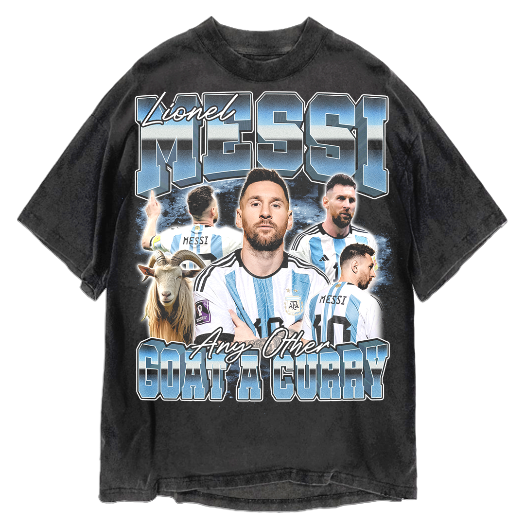 The Any other GOAT a curry Messi Oversized T-shirt