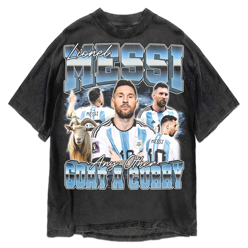 The Any other GOAT a curry Messi Oversized T-shirt