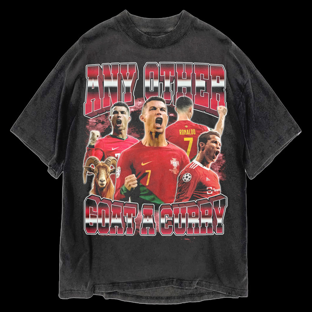 The Any other GOAT a curry. Ronaldo oversized T-shirt