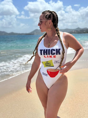 Thick Like Yuh Granny’s Porridge swimsuit