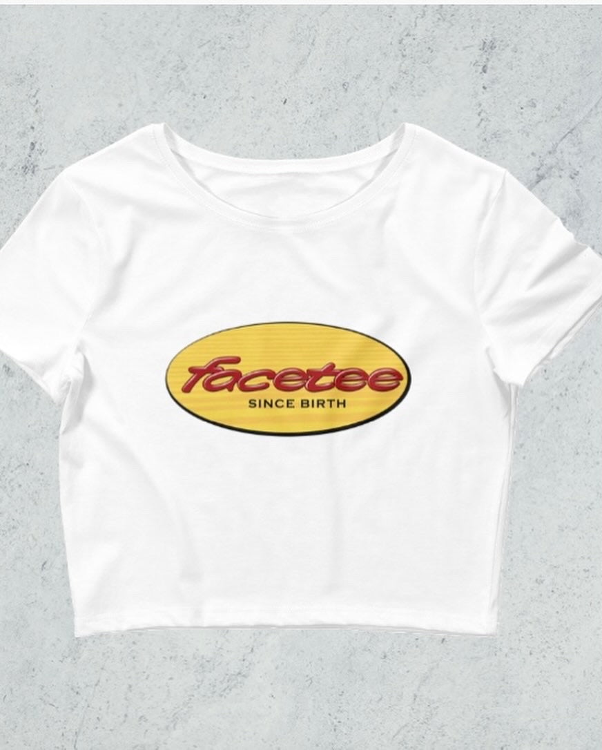 Facetee cropped tshirt