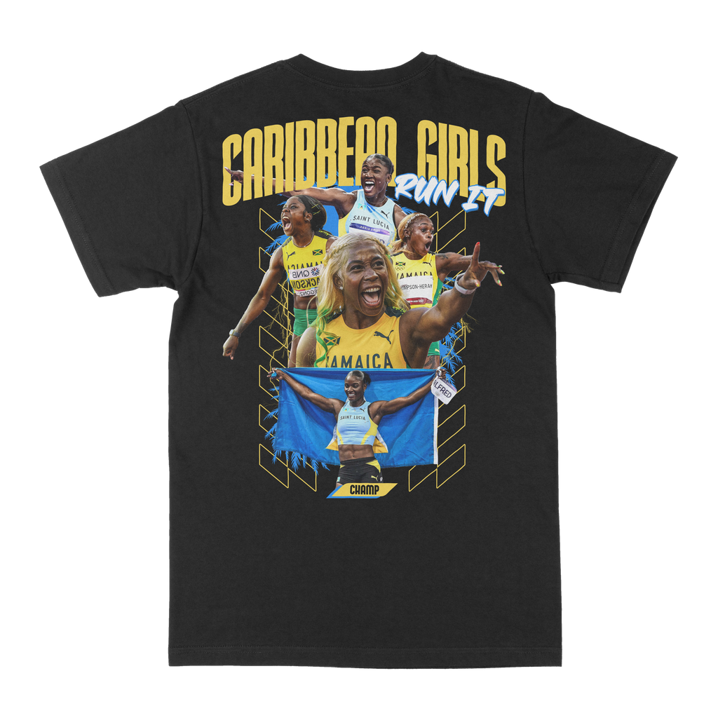 Caribbean Girls Run It oversized t-shirt