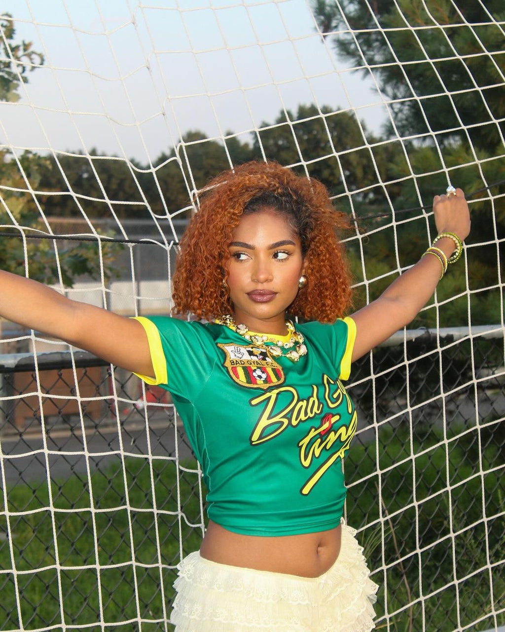 Bad Gyal Tings Soccer Jersey (Citrus)