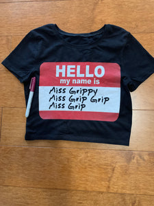 Miss Grippy Cropped t-shirt