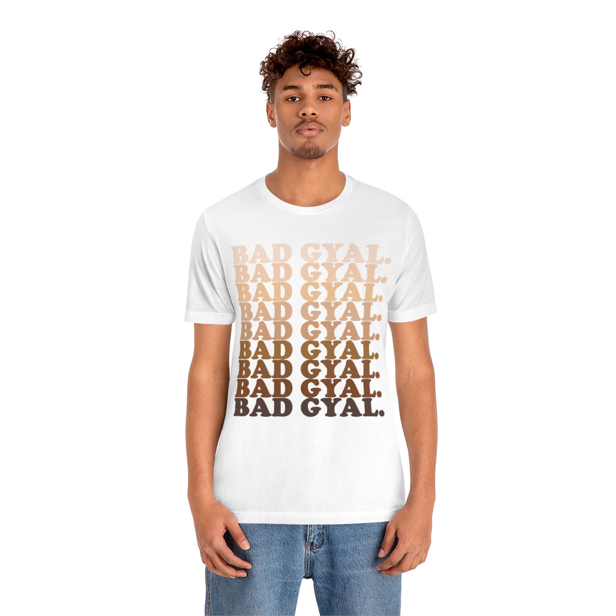 The 50 Shades of  Bad Gyal Unisex Short Sleeve Tee