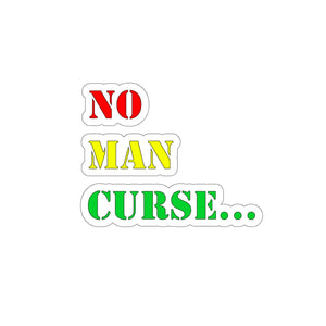 NO MAN CURSE Kiss-Cut Stickers