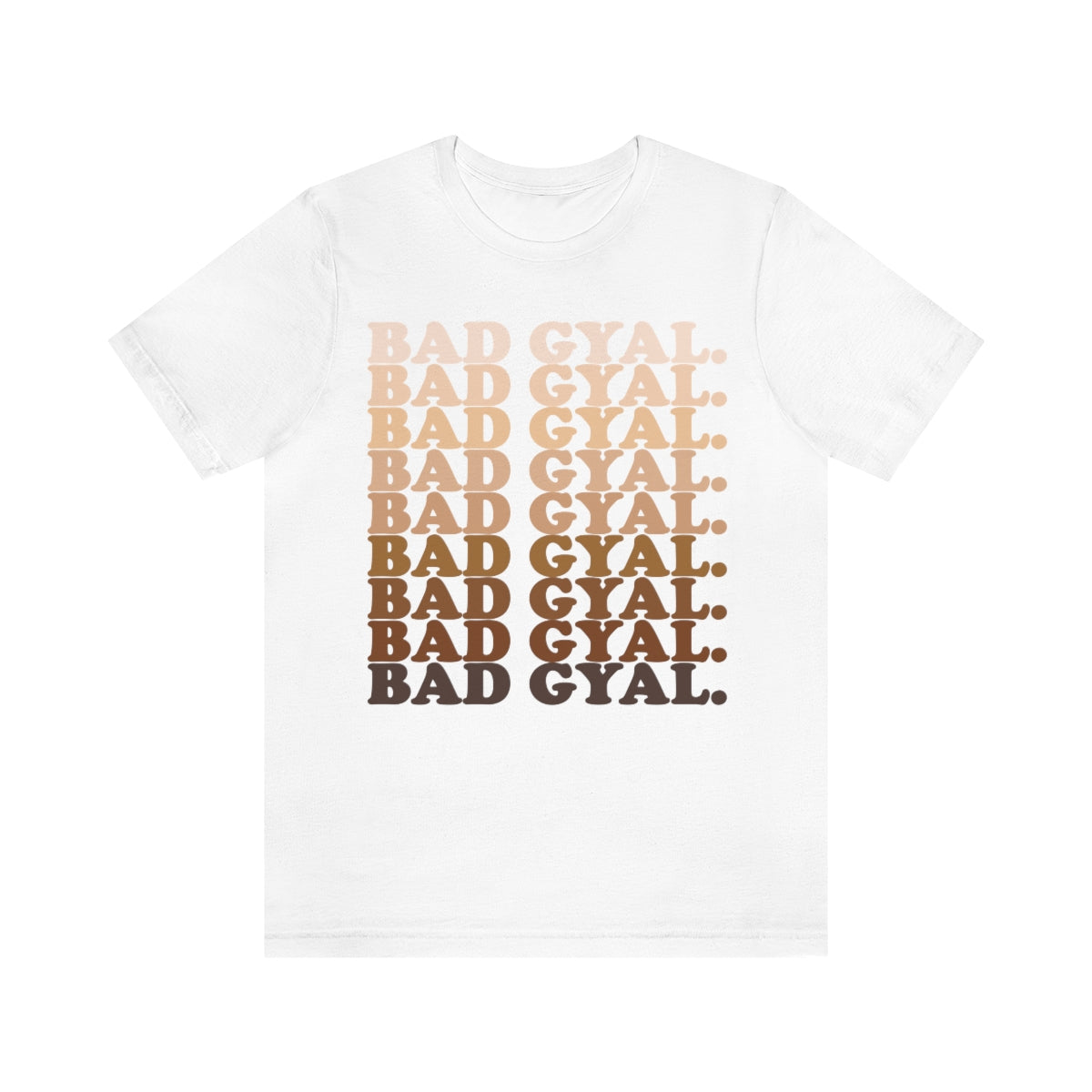 The 50 Shades of  Bad Gyal Unisex Short Sleeve Tee