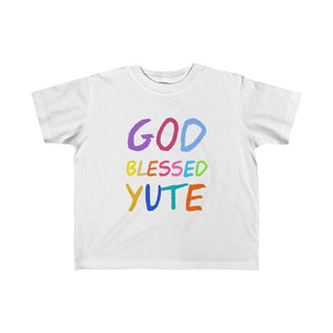 GOD BLESSED YUTE Kids Fine Jersey Tee