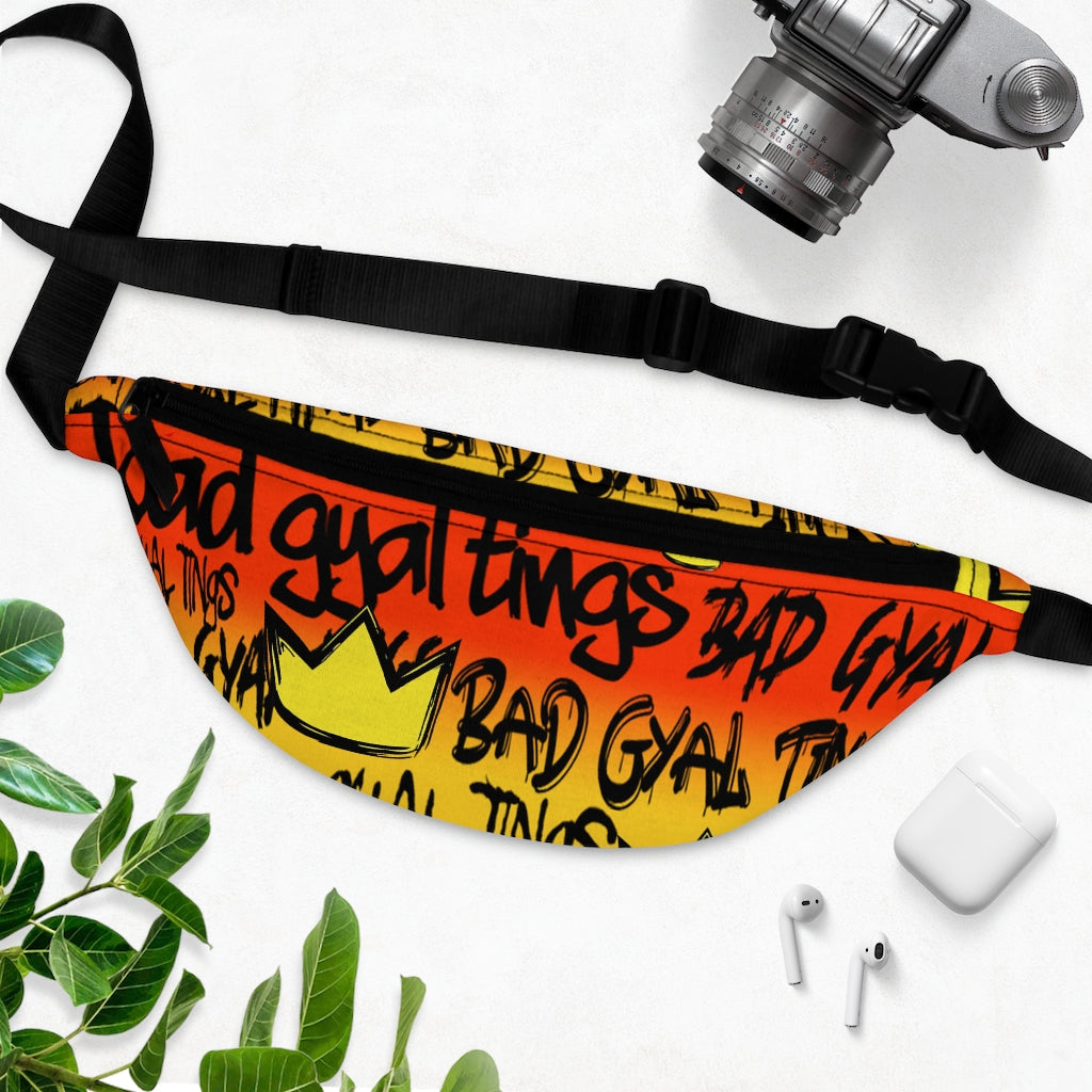 BAD GYAL TINGS (RED,GOLD,GREEN) Fanny Pack