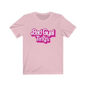 THE dolly baby  BAD GYAL TINGS  Unisex Short Sleeve Tee