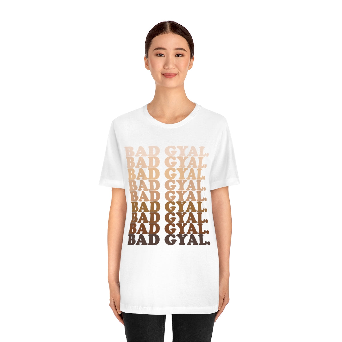 The 50 Shades of  Bad Gyal Unisex Short Sleeve Tee