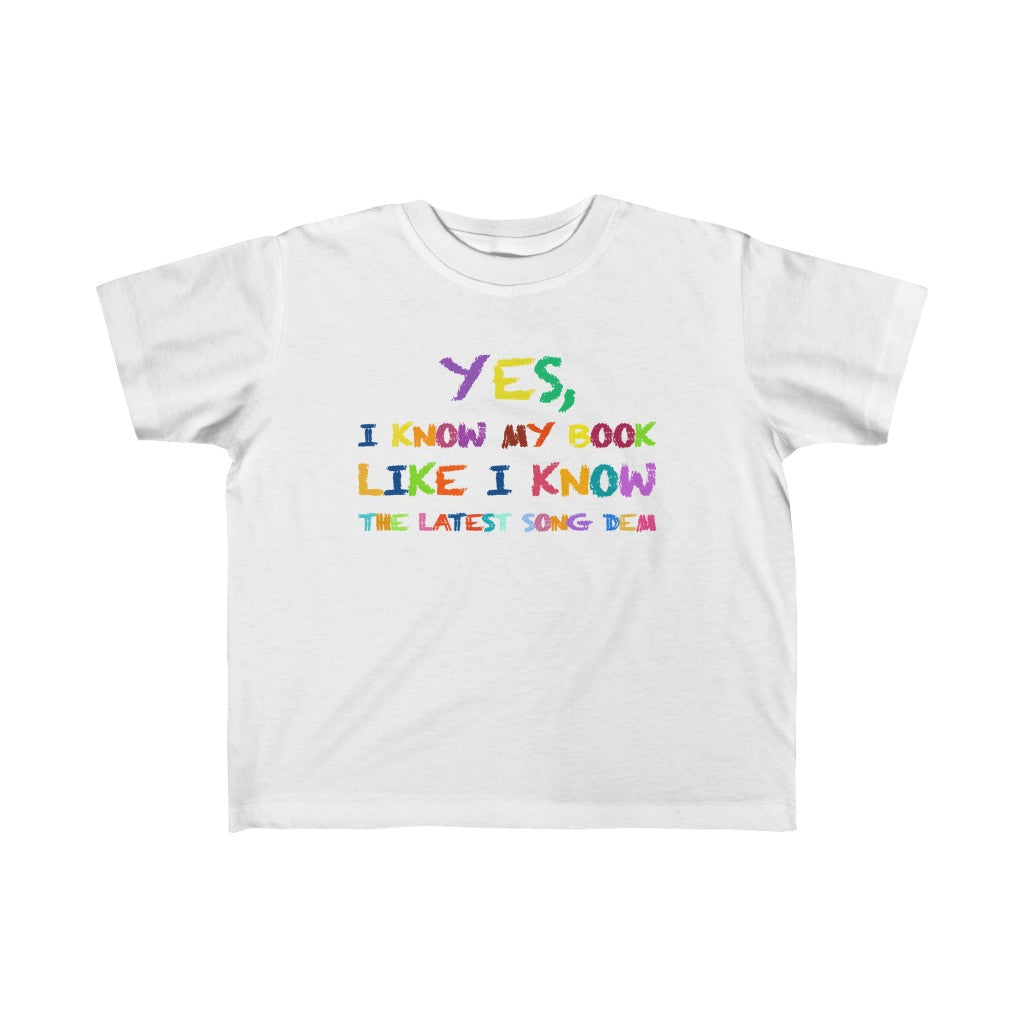 KNOW YOUR BOOK Kids Fine Jersey Tee