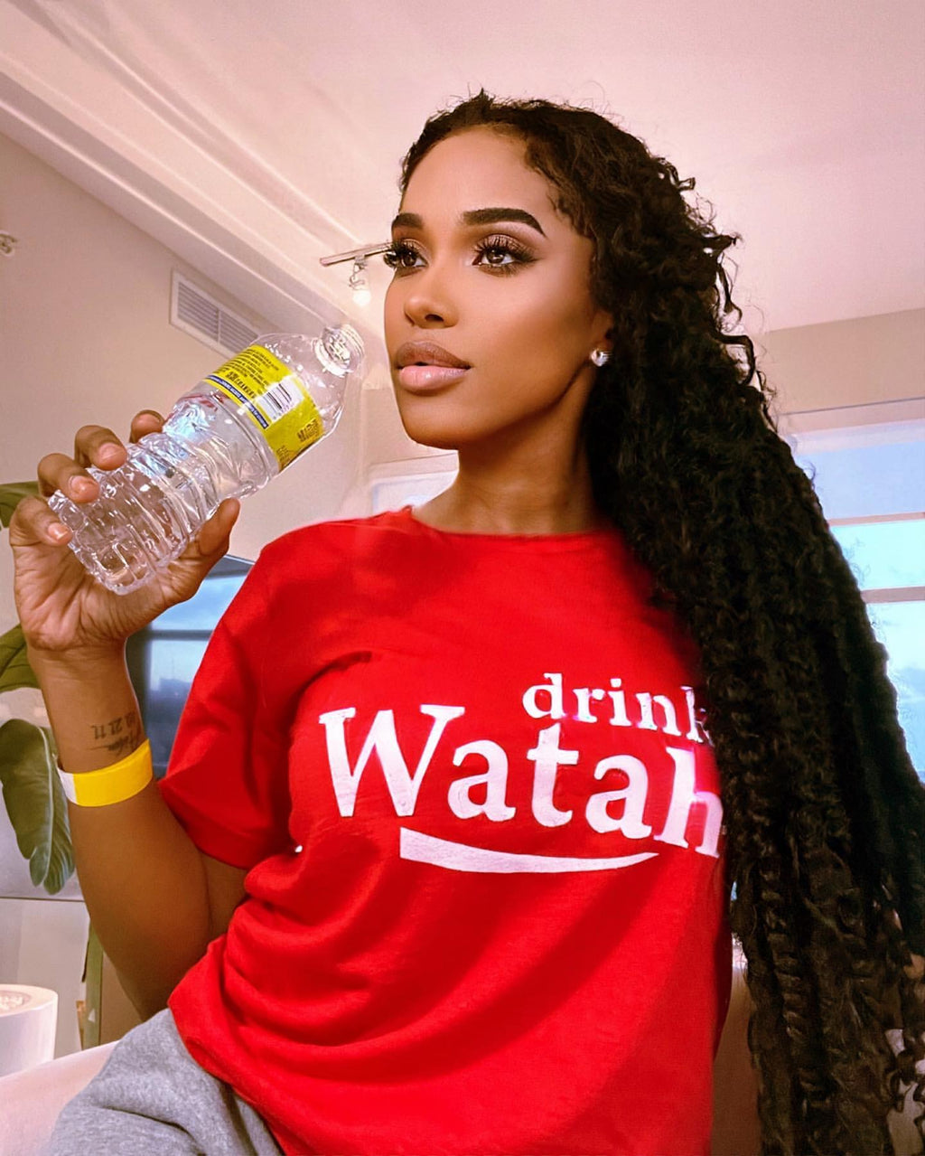 DRINK WATAH Unisex Jersey Short Sleeve Tee