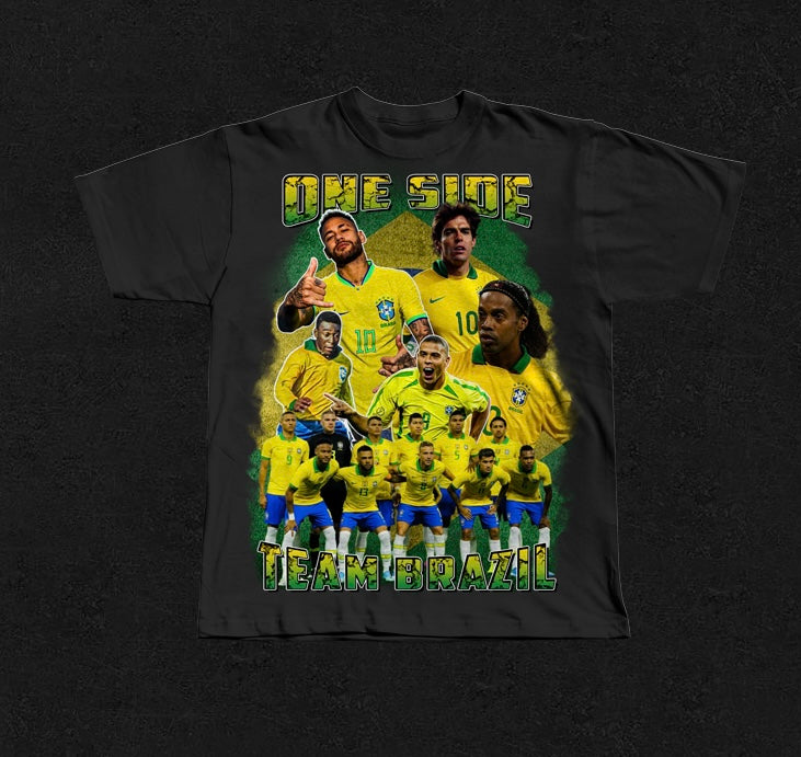 One Side Team Brazil Oversized Unisex tshirt
