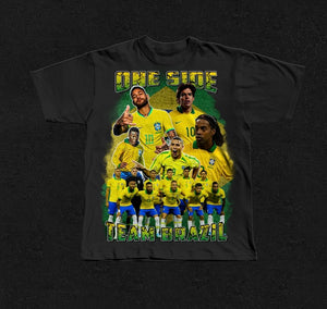 One Side Team Brazil Oversized Unisex tshirt