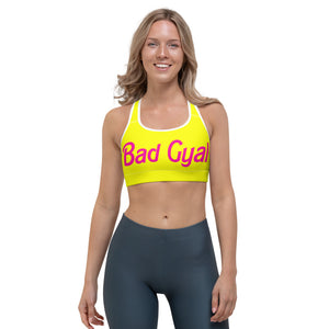 Bad Gyal "Dolly Baby"  Sports bra -Yellow