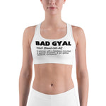 BAD GYAL DEFINITION Sports bra - Rice & Tees